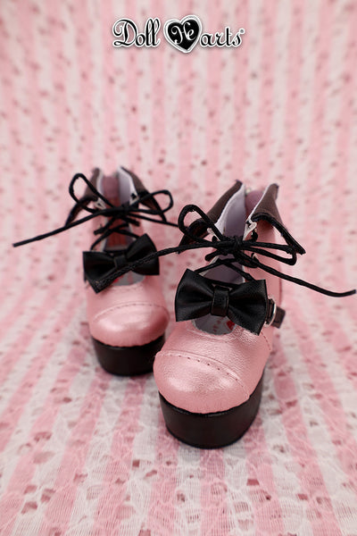 MS000663 Black and pink platform boots [MSD] [Limited Quantity] | Preorder | SHOES