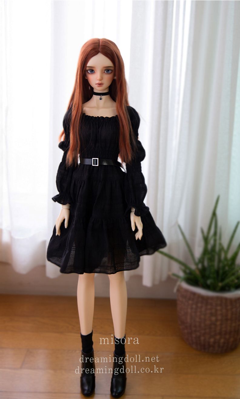 Outfit [Queen elva]ap04-Black [Basic] | Preorder | OUTFIT