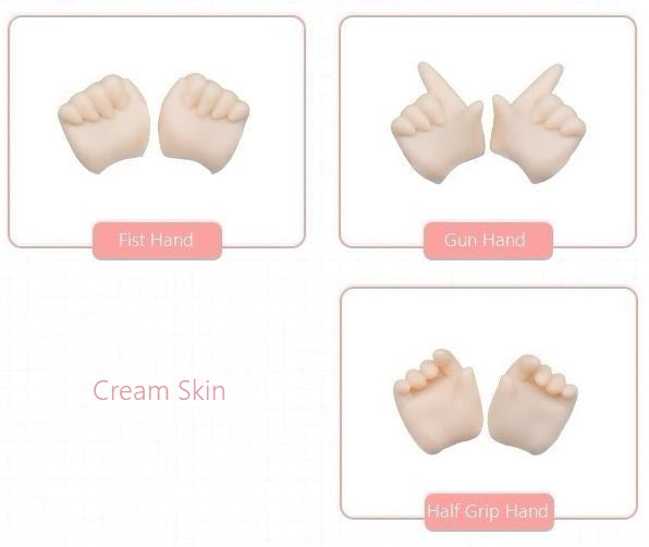 1/4 Hand Parts 3Pair Set (for Mimi)-Cream Skin [Limited quantity] | PREORDER | PARTS