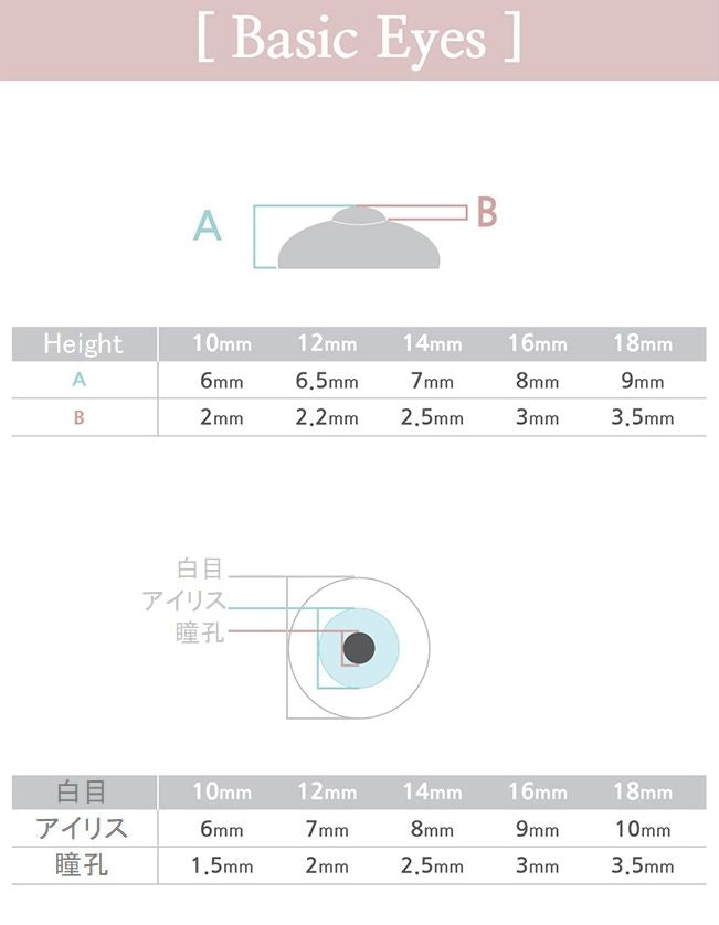 Basic PLANET 14 -12mm | Preorder | EYES