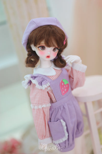 [Mini/MSD] Pipi suspender Strawberry | Preorder | OUTFIT