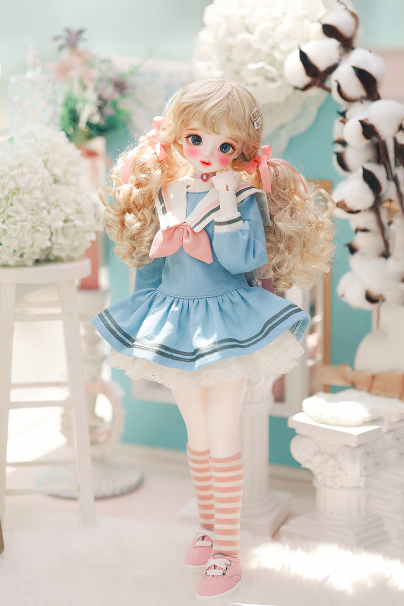 [Mini/MSD] Pastel sailor SKYBLUE | Preorder | OUTFIT