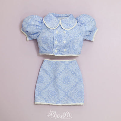 Test [SD16] Paisley H Line Skirts/Sky blue | Preorder | OUTFIT