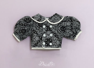 Test[Mini] Paisley Short jacket/black | Preorder | OUTFIT