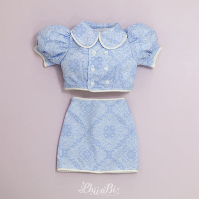 Test[SD16] Paisley Short jacket/Sky blue | Preorder | OUTFIT