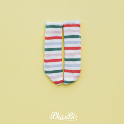 [Bebe] Stripe Socks (Tropical) | Preorder | OUTFIT