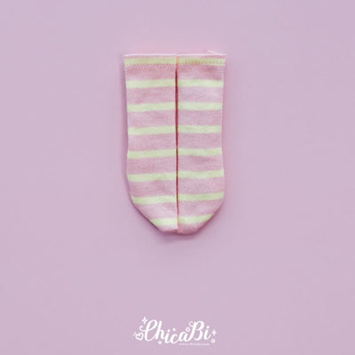 [Bebe] Stripe Socks (Yellow Strawberry) | Preorder | OUTFIT