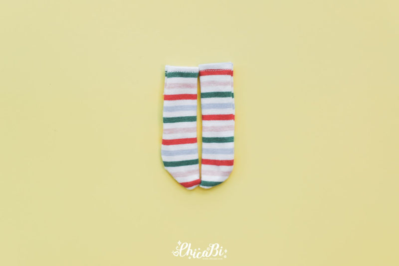 [Bebe] Stripe Socks (Yellow Strawberry) | Preorder | OUTFIT