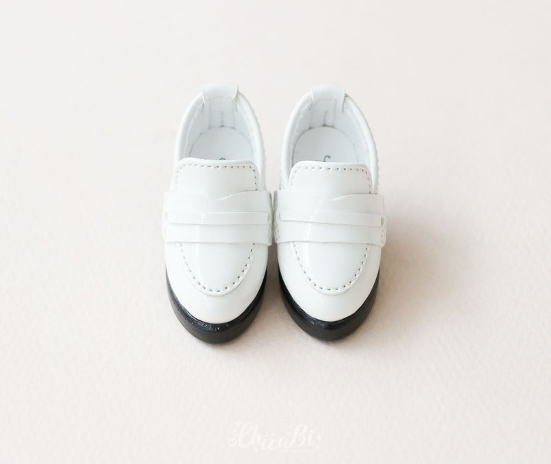 [Bebe/USD] Heel Loafer 3 color (White) | Preorder | SHOES