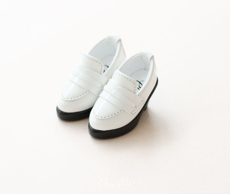 [Bebe/USD] Heel Loafer 3 color (White) | Preorder | SHOES