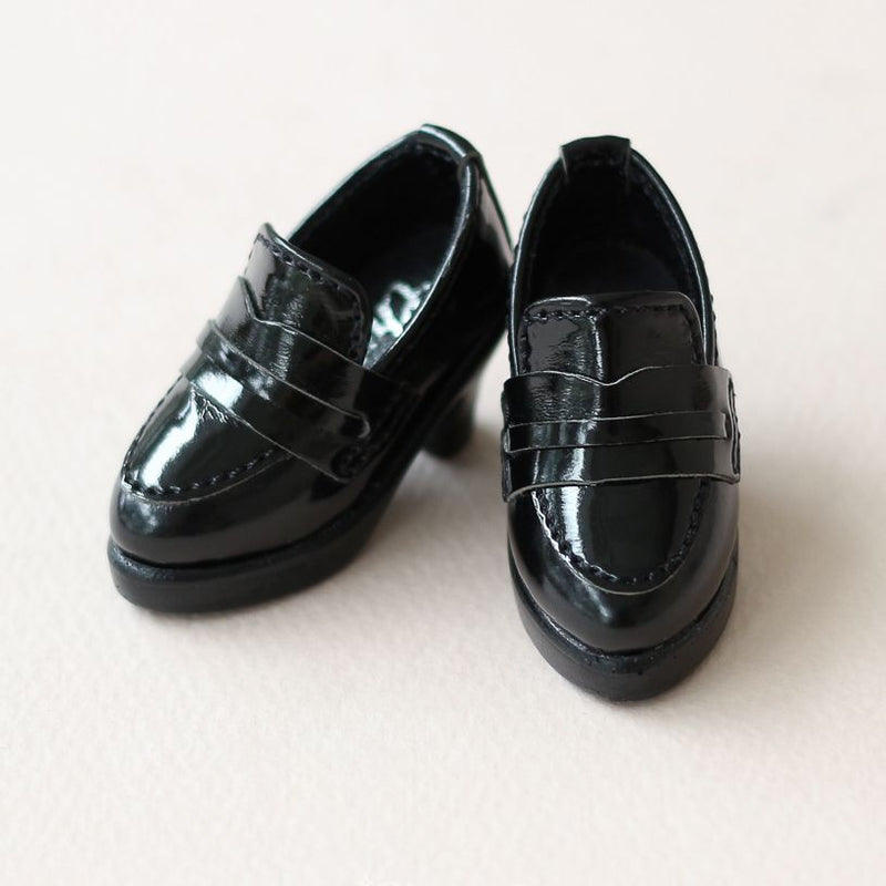 [Bebe/USD] Heel Loafer 3 color (Black) | Preorder | SHOES