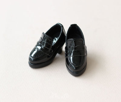 [Bebe/USD] Heel Loafer 3 color (Black) | Preorder | SHOES