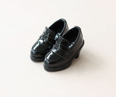 [Bebe/USD] Heel Loafer 3 color (Black) | Preorder | SHOES