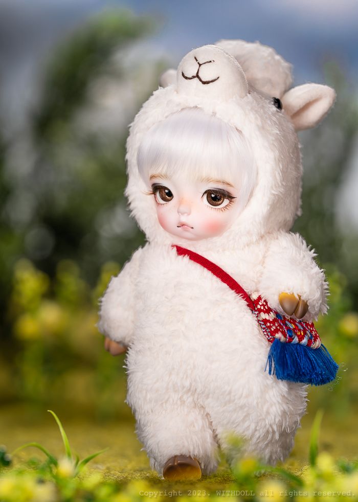 Big Head Alpaca Alex (White) [5% OFF for a limited time] | PREORDER | DOLL