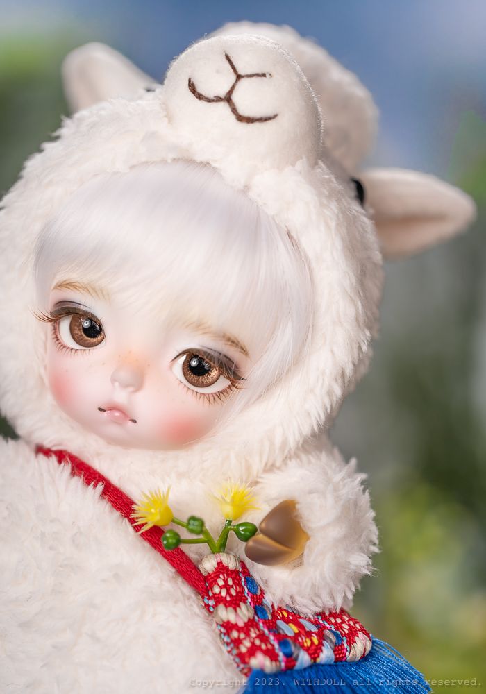 Big Head Alpaca Alex (White) [5% OFF for a limited time] | PREORDER | DOLL