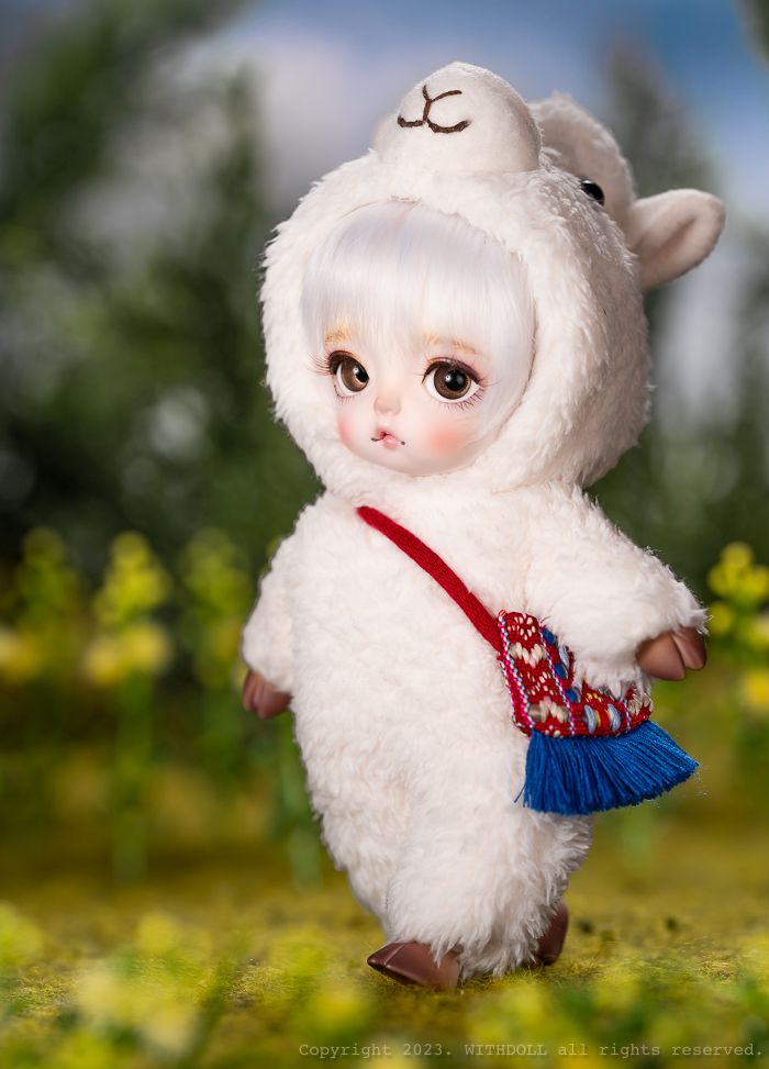 Big Head Alpaca Alexa (White) [5% OFF for a limited time] | PREORDER | DOLL