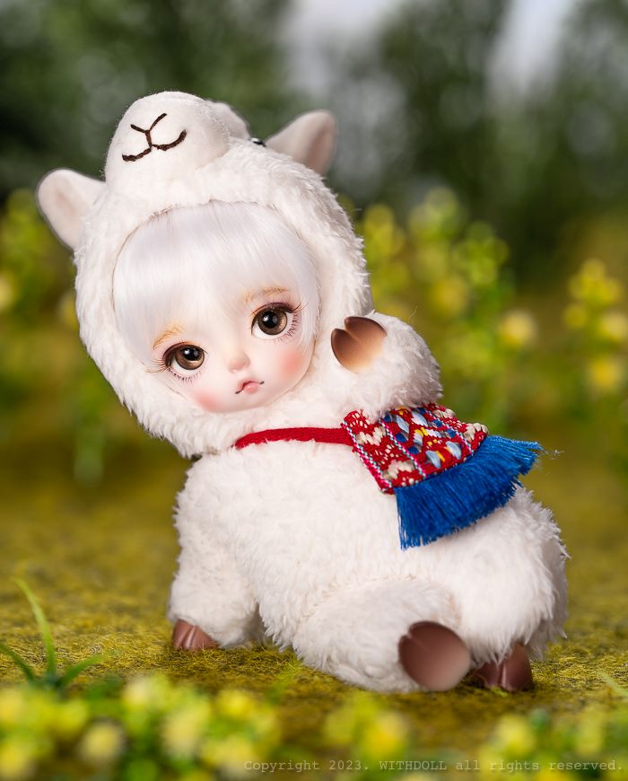 Big Head Alpaca Alexa (White) [Limited Time 15% OFF] | PREORDER | DOLL