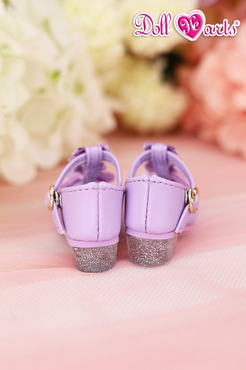 MS000665 Violet shining heart high heels [MSD] [Limited quantity] | Preorder |SHOES