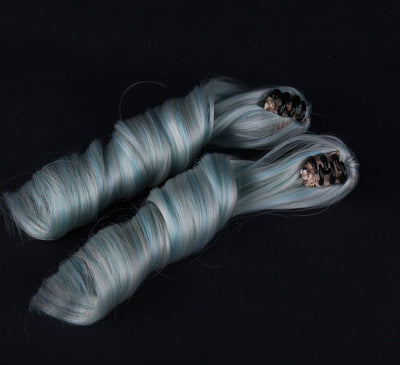 [FMDM-1109] Vintage Green(F7)＊Curly hair clip of a pair | Preorder | WIG