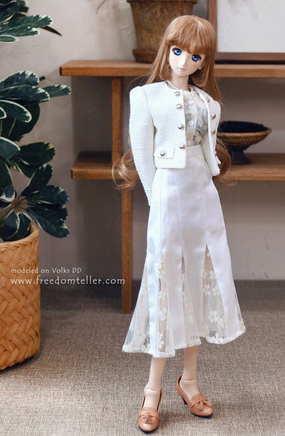 COCO (Urbane) SD16: Ivory Set (Satin Skirt) [Limited Time] | Preorder | OUTFIT