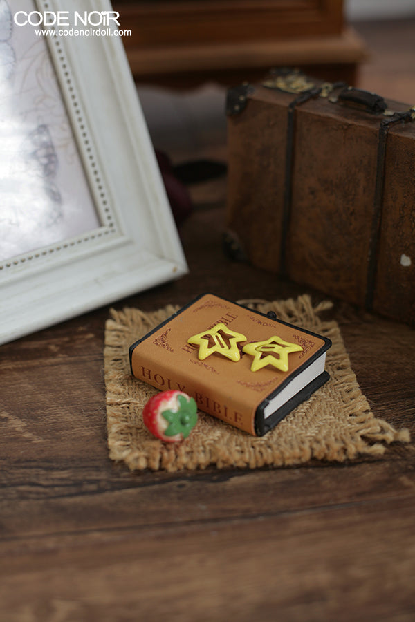 CAC000119 Yellow Star Hair Clips (Free Size) [2023_9.Preorder]  | Preorder | ACCESSORIES