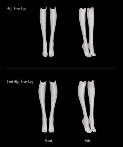 1/4 Girl High Heel Leg Parts (fits European style)  | Preorder | PARTS