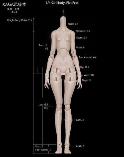 1/4 Girl Body (wind body)  | Preorder | PARTS