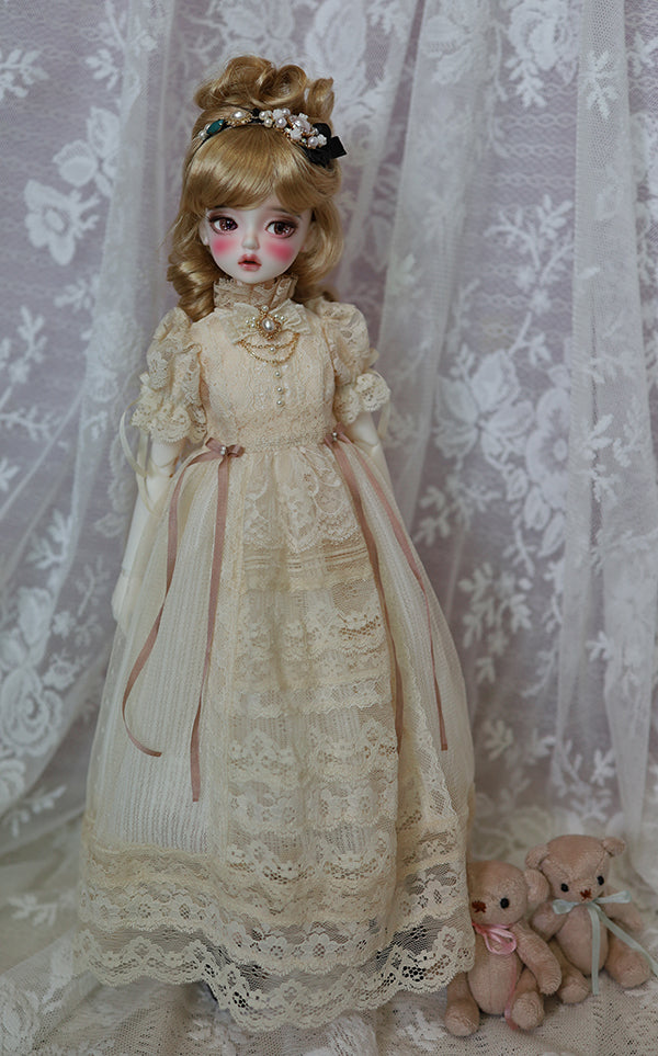 NS-267 long dress (ivory) [Basic] | Preorder | OUTFIT