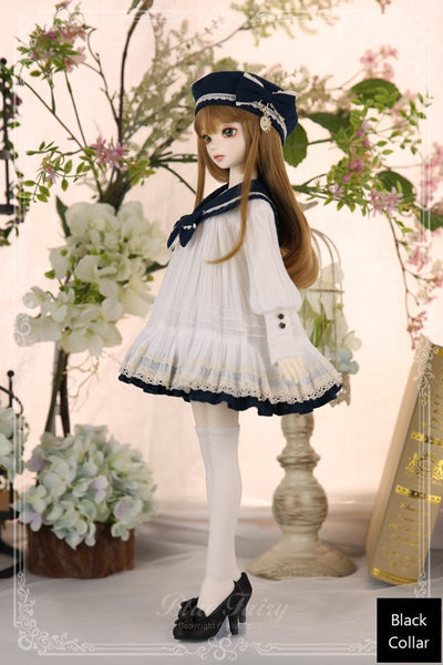 TF Song of Memories: White One Piece, Black Collar [Limited Time] | Preorder | OUTFIT