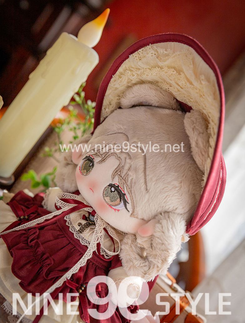 Antique cape dress(Wine) [Limited time] [PLUSHIE20] | Preorder | OUTFIT