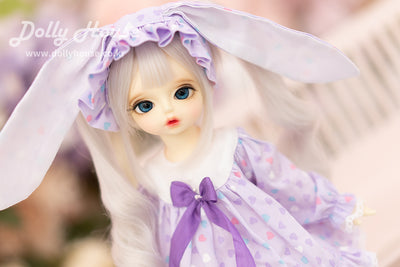 Mokona Pajamas - Heart Purple  [26cm] [Limited quantity]  | Preorder | OUTFIT