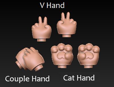 Additional cotton balls- Hand parts [Limited Time] | Preorder | PARTS