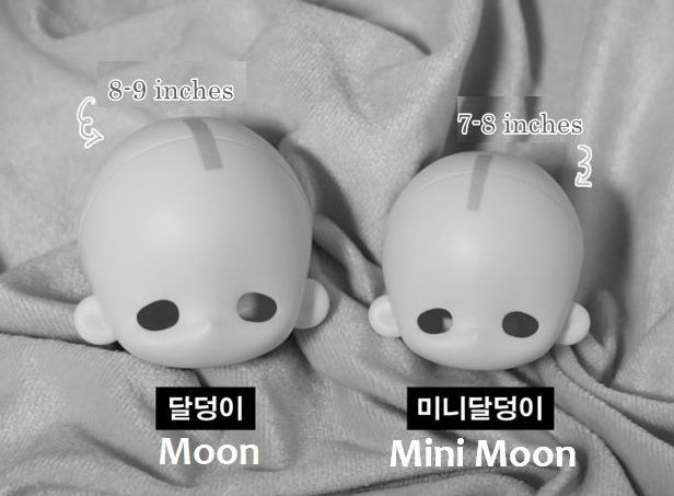 Minii Cotton Balls (7-8 inches) -Moon  | Preorder | DOLL