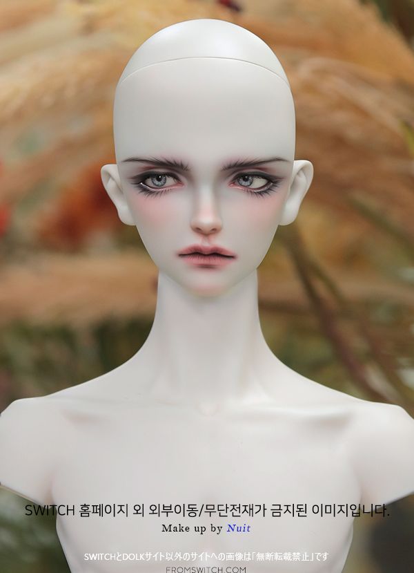 RUAN Head Mercury Gray -MAKE UP [Quantity & limited time] | Preorder | PARTS