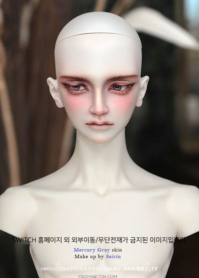 RUAN Head Mercury Gray -MAKE UP [Quantity & limited time] | Preorder | PARTS