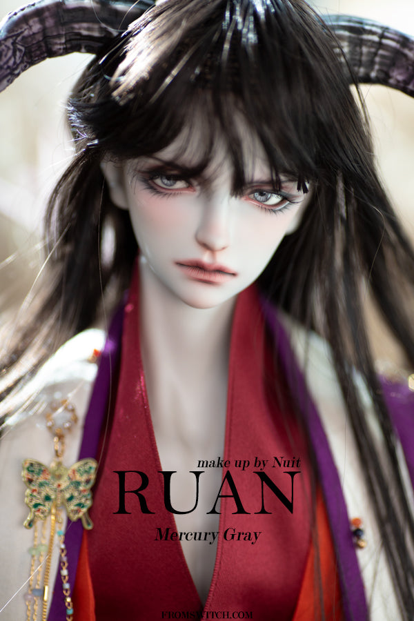 RUAN Head Mercury Gray -MAKE UP [Limited Time & Quantity] | Preorder | PART