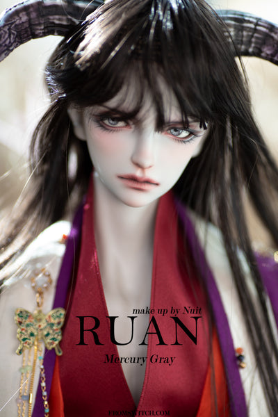 RUAN Head Mercury Gray -MAKE UP [Quantity & limited time] | Preorder | PARTS