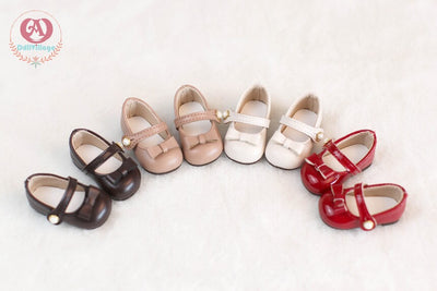 Small Round Toe Leather Shoes【21cm】Hide Powder | Preorder | SHOES