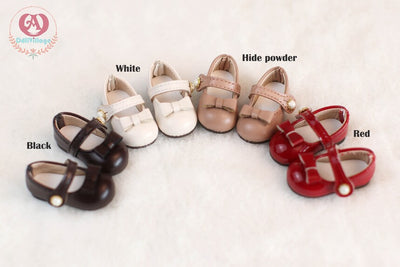 Small Round Toe Leather Shoes【23cm】Hide Powder | Preorder | SHOES