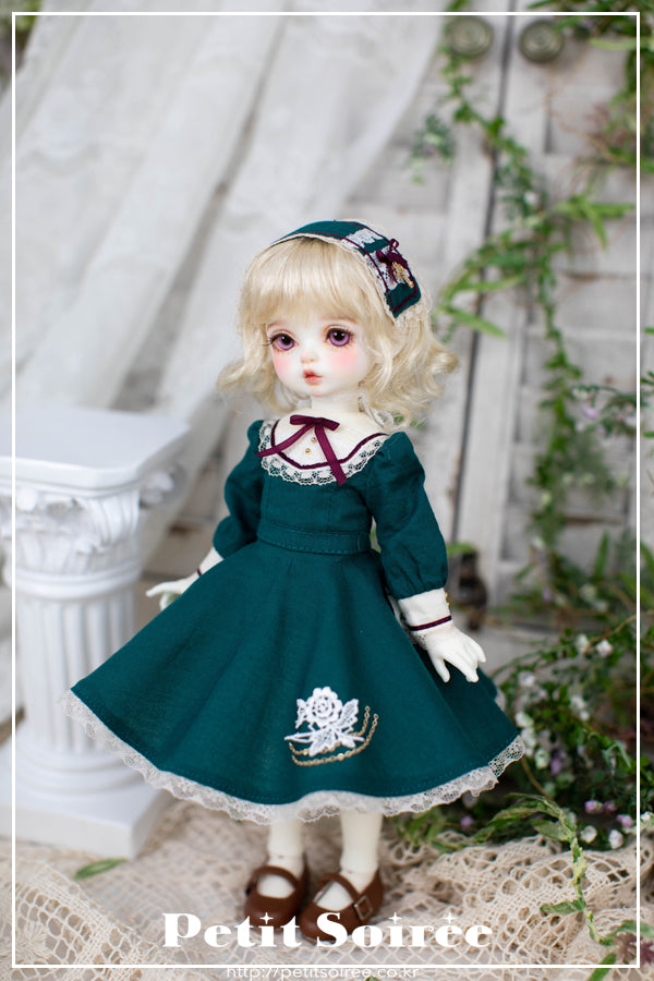 Margaret Dress (USD)-Green | Preorder | OUTFIT