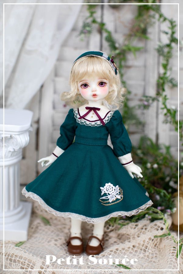 Margaret Dress (USD)-Green | Preorder | OUTFIT