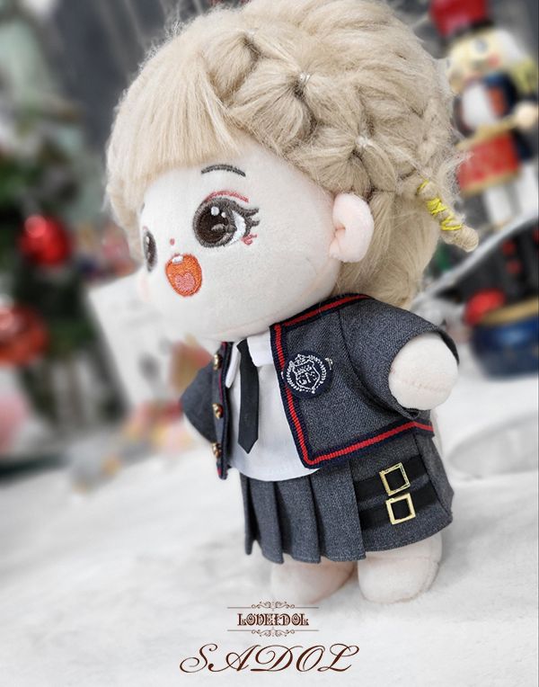 GTS Girl: Gray (for 20cm stuffed animal) | Preorder | OUTFIT