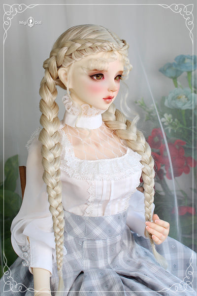 ShaSha Braid/peach ange/Classy（9-10inch）[Custom]  | Preorder | WIG