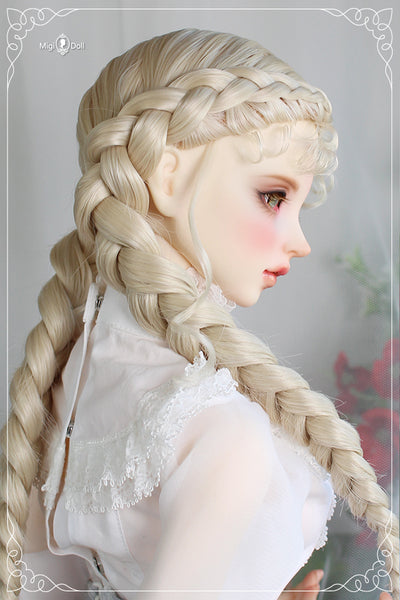 ShaSha Braid/peach ange/Classy（9-10inch）[Custom]  | Preorder | WIG