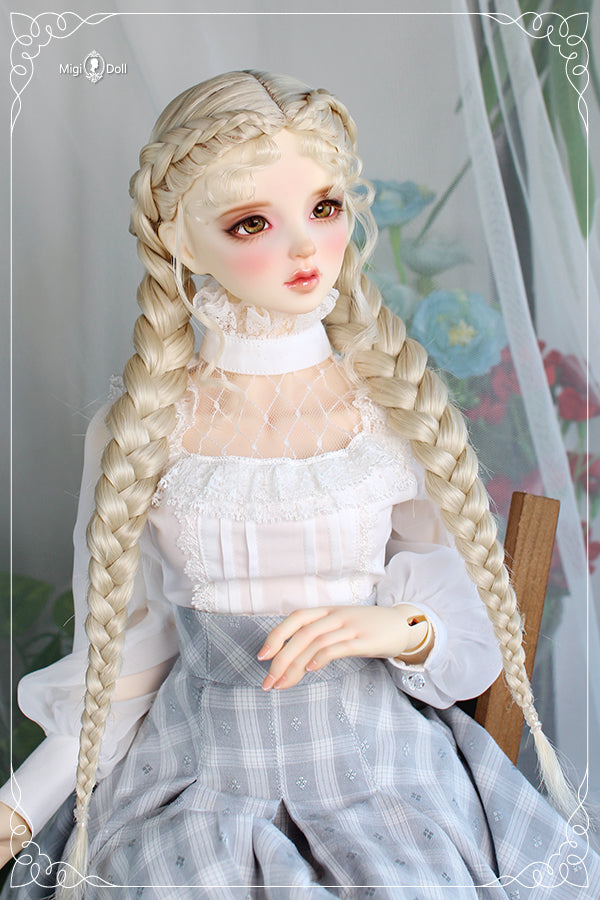 ShaSha Braid/peach ange/Classy（9-10inch）[Custom]  | Preorder | WIG