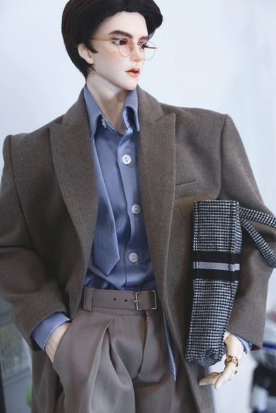 Overfit Coat (Semi-Double) Khaki Brown: 76cm [Limited time] | Preorder | OUTFIT