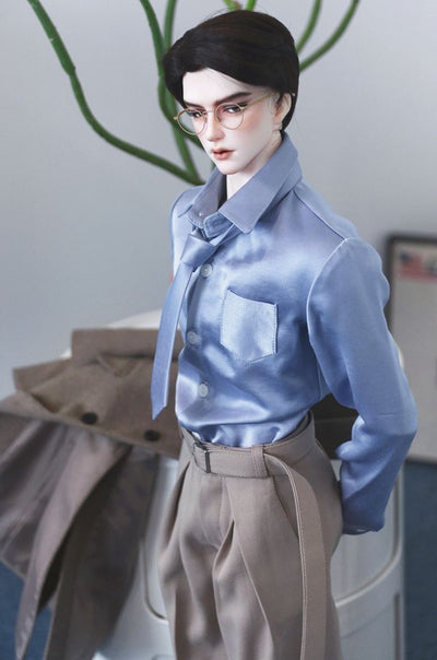 Dress Shirts (Silky) Baby Blue: 75cm [Limited Time] | Preorder | OUTFIT