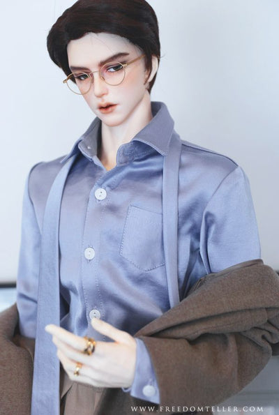 Dress Shirts + Necktie (Silky) Black: 75cm [Limited Time] | Preorder | OUTFIT