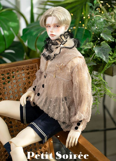 Duvet (Blouse for 70~75cm Boy): Deep Beige [Limited time] | Preorder | OUTFIT