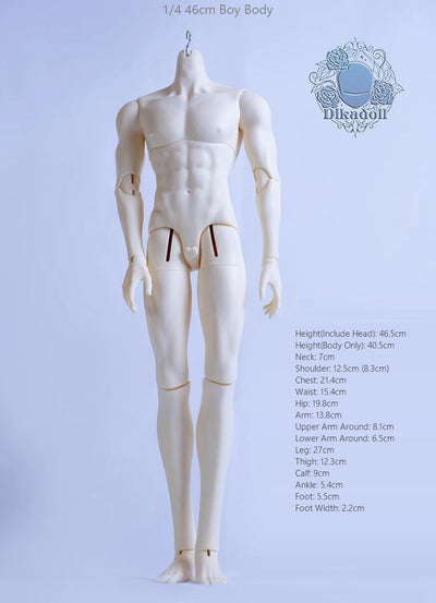 1/4 46cm & 51cm Boy Body (DS-8 75mm Regular 4min) [Limited Time 20% OFF] | Preorder | PARTS